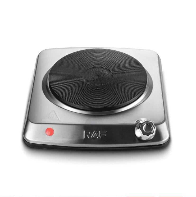 RAF Electric Stove Single Hot Plate 1000W | Portable Cooking Burner | Overheat Protection | Model R.8204