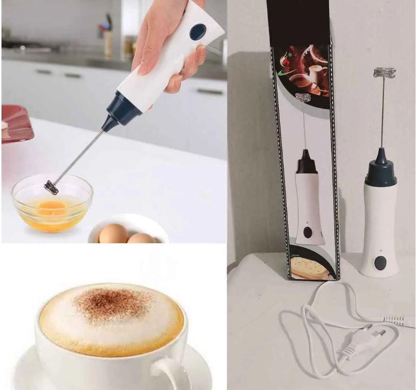 Turbo-Speed Rechargeable Coffee Frother | Portable Electric Milk Beater for Coffee, Latte & Cappuccino
