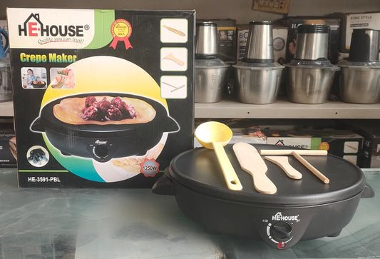 He House Crepe Maker Flat Pan Tawa Stove