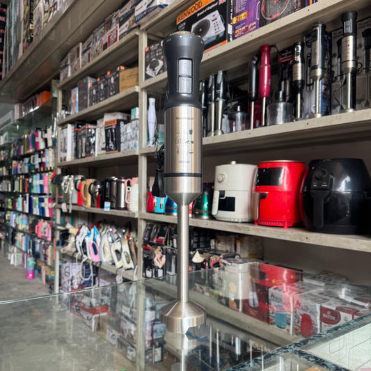 Silver Crest 1500W Stainless Steel Hand Blender (2-Speed) Immersion Stick Blender for Smoothies, Shakes & Soups