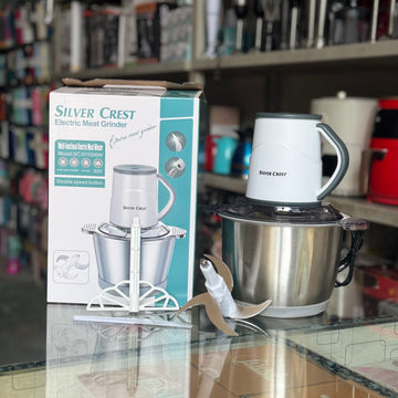 Silver Crest 3L Electric Food Chopper | Stainless Steel Bowl