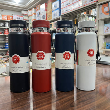 Premium SUS 316 Stainless Steel Thermos Vacuum Water Bottle 1000ml | Double Layer Thermal Insulation Cup
