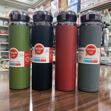 Stainless Steel Vacuum Bottle 1000 ml Keeps Hot and Cold