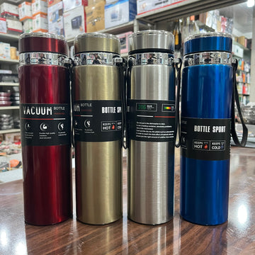 Sports 1000ml Stainless Steel Water Bottle for Men Women Kids