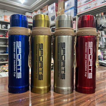 Stainless Steel Vacuum Bottle 750ML – Sports Water Bottle for Hot and Cold Drinks