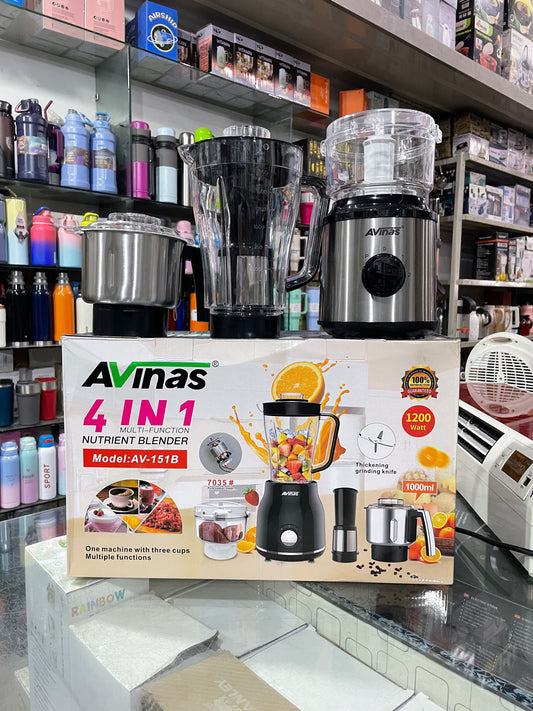 Avinas 4 in 1 Multi-Function Nutrient Blender 1200w 1.8L jar
