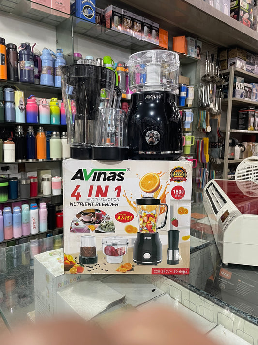 Avinas 4 in 1 Multi-Function Nutrient Blender 1800w 1.8L Jar