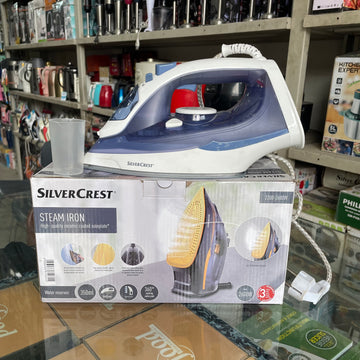 Silver Crest Steam Iron 2600W – 82 Steam Holes Ceramic Soleplate Iron