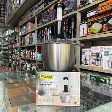 Multifunctional Stainless Steel Manual Food Chopper 3L