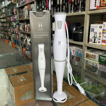 House Stavmixer Hand Blender – Electric Stick Blender with Stainless Steel Blade | Lightweight Kitchen Blender for Smoothies, Soups, Sauces & Baby Food