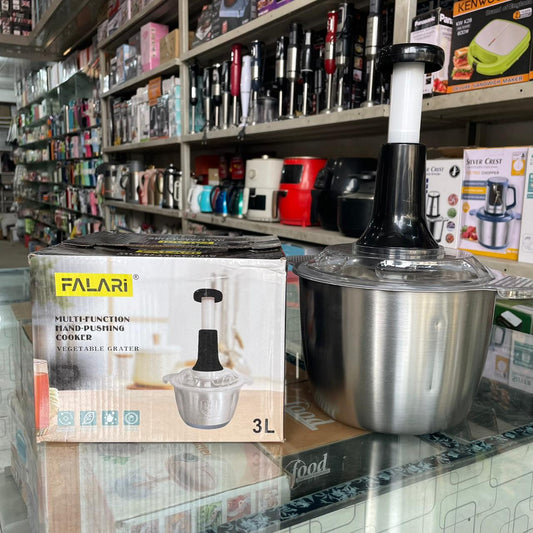 Multifunctional Stainless Steel Manual Food Chopper 3L